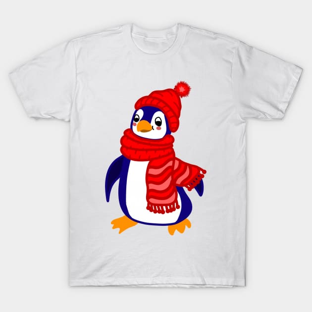 Perry the Penguin T-Shirt by scullinc